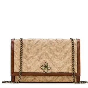 Patricia Nash Giada Woven Straw Crossbody Bag